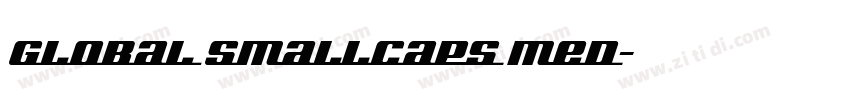 Global SmallCaps Med字体转换